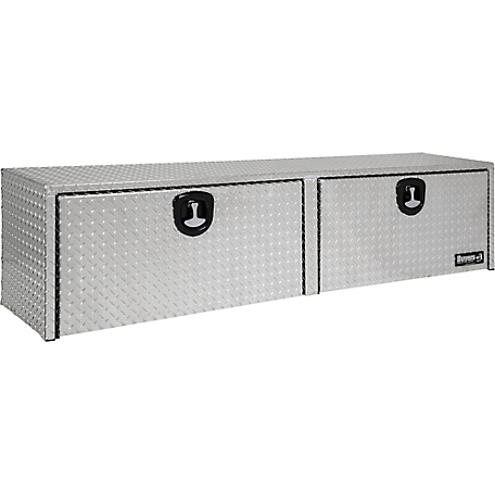 Buyers Products 18 in. x 16 in. x 90 in. Diamond Tread Aluminum Topsider Truck Tool Box