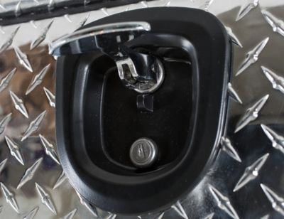 Image showing  18 x 16 x 90in. Diamond Tread Aluminum Topsider Truck Tool Box