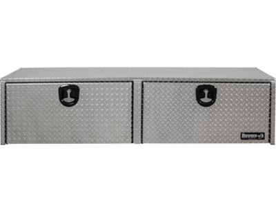 Image showing  18 x 16 x 90in. Diamond Tread Aluminum Topsider Truck Tool Box