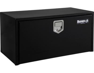 Image showing 8 th Buyers Products Steel Underbody Truck Box with Paddle Latch, 18 x 18 x 30in., Black
