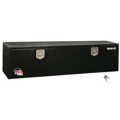 Buyers Products Steel Underbody Truck Box with Paddle Latch, 18 in. x 18 in. x 60 in., Black