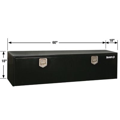 Image showing  Steel Underbody Truck Box with Paddle Latch, 18 x 18 x 60in., Black