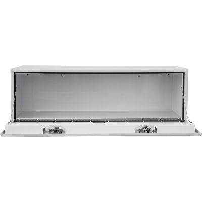 Image showing 5 th Buyers Products Steel Underbody Truck Box with 2 Paddle Latches, 18 x 18 x 60in., White