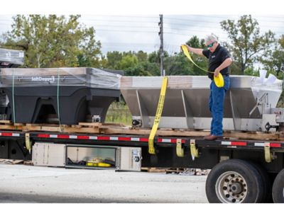 Image showing 5 th Buyers Products Diamond Tread Aluminum Underbody Truck Box with Barn Door, 24 x 24 x 36in.