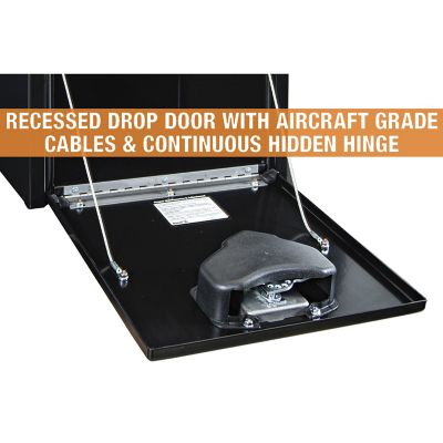 Image showing  Steel Underbody Truck Box with Locking Compression Latch, 18 x 18 x 18in., Black