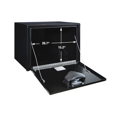 Image showing  Steel Underbody Truck Box with Locking Compression Latch, 18 x 18 x 24in., Black