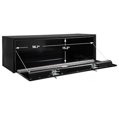 Image showing  Steel Underbody Truck Box with Locking Compression Latch, 18 x 18 x 60in., Black