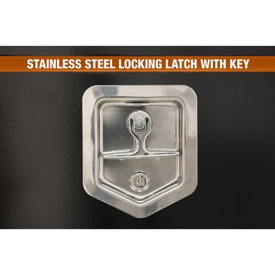 Image showing  Steel Underbody Truck Box with Locking Compression Latch, 18 x 18 x 60in., Black