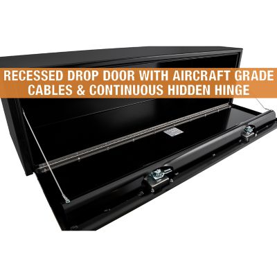 Image showing  Steel Underbody Truck Box with Locking Compression Latch, 18 x 18 x 60in., Black