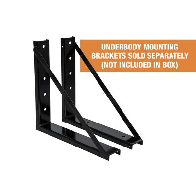 Image showing 5 th Buyers Products Steel Underbody Truck Box with Locking Compression Latch, 18 x 18 x 60in., Black