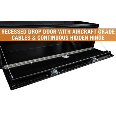 Image showing  Steel Underbody Truck Box with Locking Compression Latch, 18 x 18 x 66in., Black