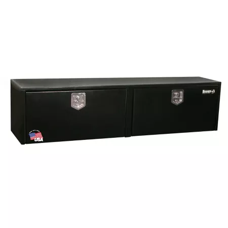 Buyers Products Black Steel Underbody Truck Box 18 in x 18 in x 72 in. Underbody Truck Tool Boxes