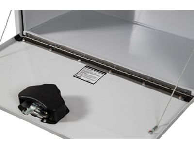 Image showing  Steel Underbody Truck Box with T-Handle Latch, 18 x 18 x 24in., White