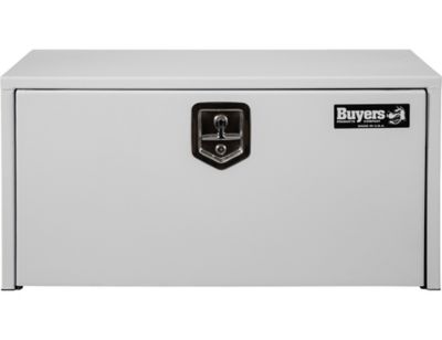 Image showing  Steel Underbody Truck Box with T-Handle Latch, 18 x 18 x 36in., White