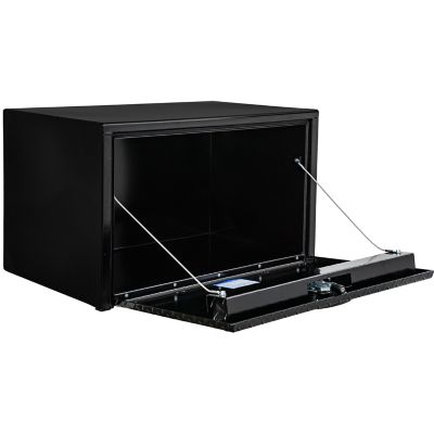 Image showing  Steel Underbody Truck Box with Aluminum Door, 18 x 18 x 24in., Black