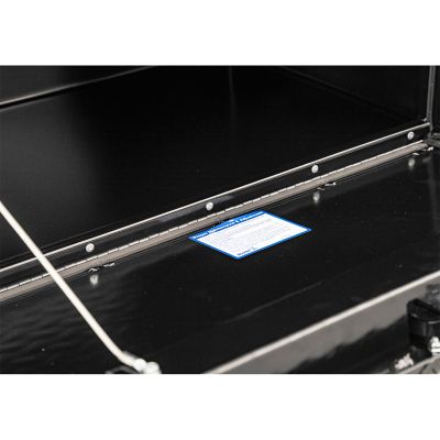 Image showing 6 th Buyers Products Steel Underbody Truck Box with Aluminum Door, 18 x 18 x 24in., Black