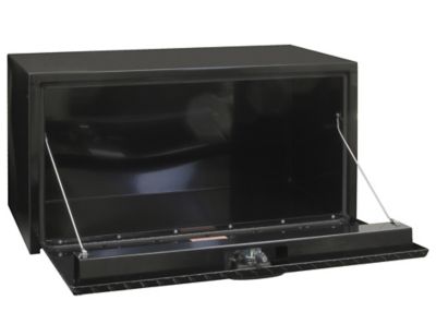 Image showing  Steel Underbody Truck Box with Aluminum Door, 18 x 18 x 36in., Black