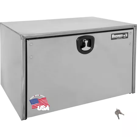 Buyers Products 18 in x 18 in x 30 in Stainless Steel Truck Box with Polished Stainless Steel Door Underbody Truck Tool Boxes