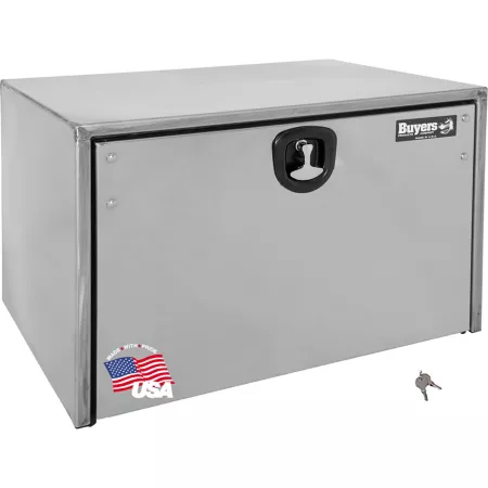 Buyers Products 18 in x 18 in x 36 in Stainless Steel Truck Box with Polished Stainless Steel Door Underbody Truck Tool Boxes