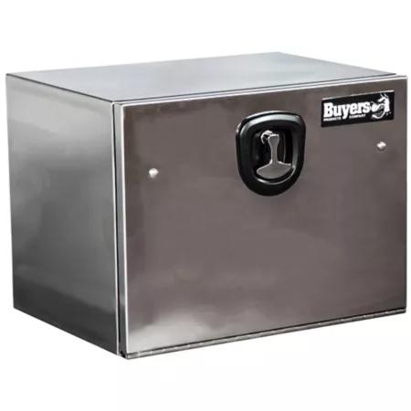 Buyers Products 18 in x 18 in x 24 in Stainless Steel Underbody Truck Box with Stainless Steel Door Underbody Truck Tool Boxes