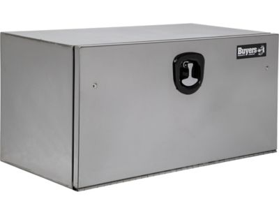 Buyers Products 18 in. x 18 in. x 30 Stainless Steel Truck Box with Door, Highly Polished