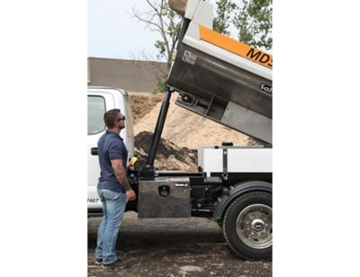 Image showing  Stainless Steel Underbody Truck Box with Polished Door, 18 x 18 x 30in.