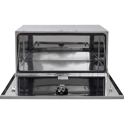 Image showing  Stainless Steel Underbody Truck Box with Polished Door, 18 x 18 x 30in.