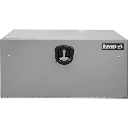 Buyers Products Stainless Steel Truck Box with Door 18 in x 18 in x 36 in Highly Polished Underbody Truck Tool Boxes