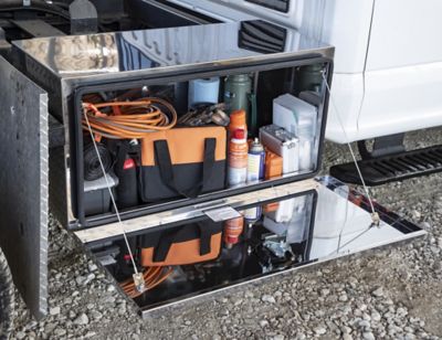 Image showing  Stainless Steel Truck Box with Polished Door, 18 x 18 x 36in.