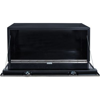 Image showing  Steel Underbody Truck Box with Stainless Black Steel Door, 18 x 18 x 48in., Black