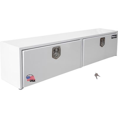 Buyers Products 16 in. x 13 in. x 88 in. Steel Topsider Truck Tool Box, White