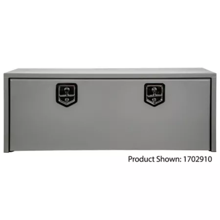 Buyers Products 18 in x 18 in x 48 in Primed Steel Truck Box T-Handle Locking Latch Underbody Truck Tool Boxes