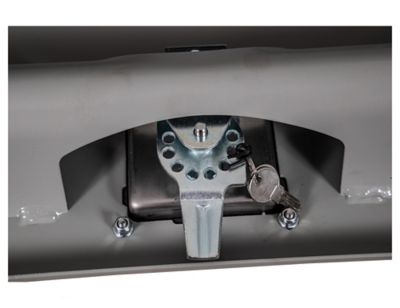 Image showing  Primed Steel Underbody Truck Box with Locking T-Handle Latch, 18 x 18 x 48in.