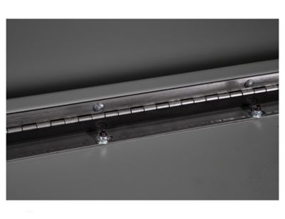 Image showing 7 th Buyers Products Primed Steel Underbody Truck Box with Locking T-Handle Latch, 18 x 18 x 48in.