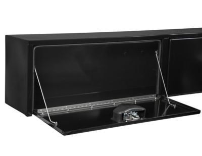 Image showing  16 x 13 x 88in. Black Steel Topsider Truck Tool Box