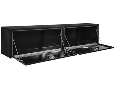 Image showing  16 x 13 x 88in. Black Steel Topsider Truck Tool Box
