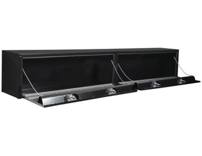 Image showing 8 th Buyers Products 16 x 13 x 96in. Black Steel Topsider Truck Tool Box
