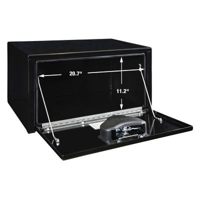 Image showing  Steel Underbody Truck Box with Locking Compression Latch, 14 x 16 x 24in., Black