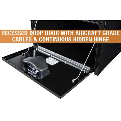 Image showing  Steel Underbody Truck Box with Locking Compression Latch, 14 x 16 x 24in., Black