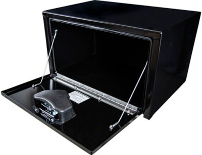 Image showing 8 th Buyers Products Steel Underbody Truck Box with Locking Compression Latch, 14 x 16 x 24in., Black