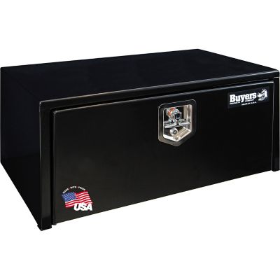 Buyers Products 14 x 16 x 30in. Steel Underbody Truck Box, Black