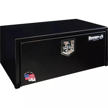 Buyers Products Black Steel Underbody Truck Box 14 in x 16 in x 30 in. Underbody Truck Tool Boxes