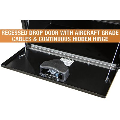 Image showing 6 th Buyers Products Steel Underbody Truck Box, 14 x 16 x 30in., Black