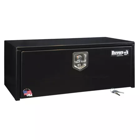 Buyers Products 14 in x 16 in x 36 in Black Steel Truck Box Locking Compression Latch Underbody Truck Tool Boxes