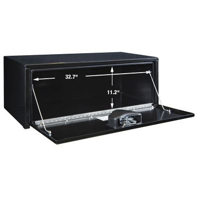 Image showing  Steel Underbody Truck Box with Locking Compression Latch, 14 x 16 x 36in., Black