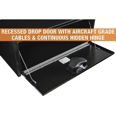 Image showing  Steel Underbody Truck Box with Locking Compression Latch, 14 x 16 x 36in., Black