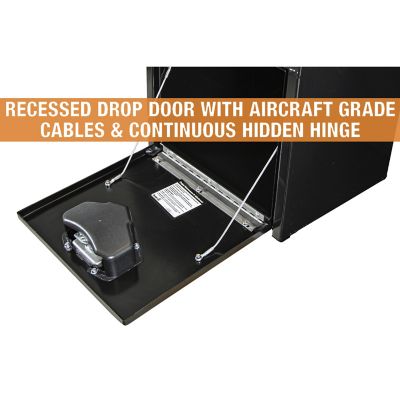 Image showing  Steel Underbody Truck Box with Locking Compression Latch, 16 x 14 x 18in., Black