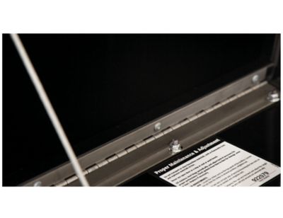 Image showing 8 th Buyers Products Steel Underbody Truck Box with Locking Compression Latch, 14 x 12 x 18in., Black