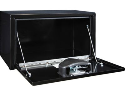 Image showing  Steel Underbody Truck Box with Locking Compression Latch, 14 x 12 x 24in., Black