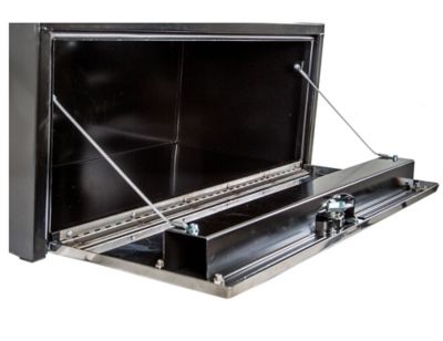 Image showing  Steel Underbody Truck Box with Stainless Steel Door, 14 x 16 x 24in., Black